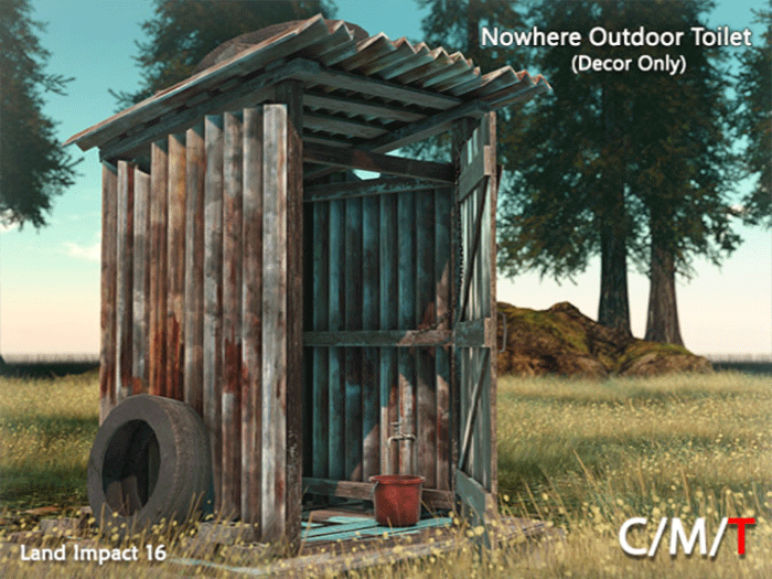 "Killer's" Nowhere Outdoor Toilet (Decor Only)