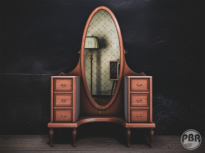Royale dressing mirror (PBR)