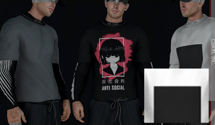 [GL - inc.] - Calvin T-shirt with sleeves Discipline