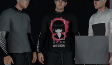 [GL - inc.] - Calvin T-shirt with sleeves Gray
