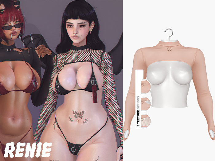 RENIE : KIRA SHRUG - CREAM