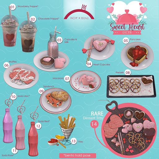:::NOIR+MIDNA::: Sweet Heart Gacha - Macarons