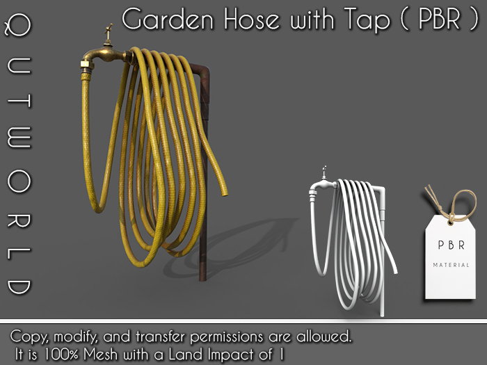.::QUTWORLD Garden Hose with Tap_PBR::.FP