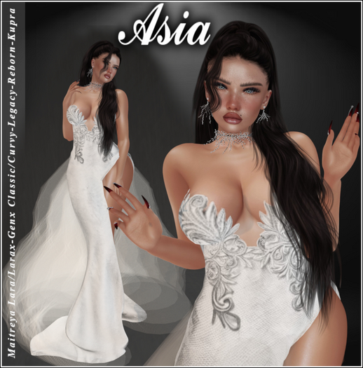 *ASIA* DAFNE 2 white