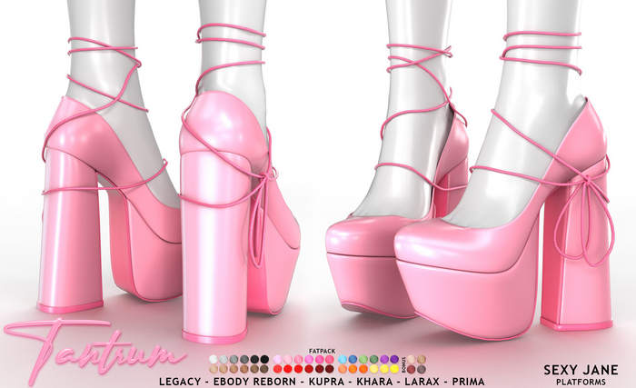 Tantrum - Sexy Jane Platforms - Fatpack 