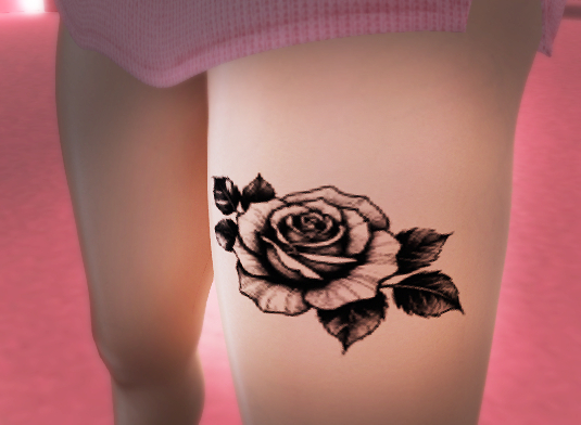 [TNB] Dollarbie BOM Rose Thigh Tattoo