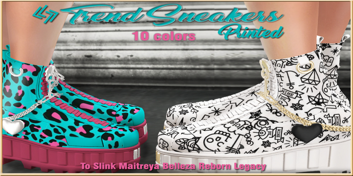 LEGENDAIRE - TREND SNEAKERS PRINTED