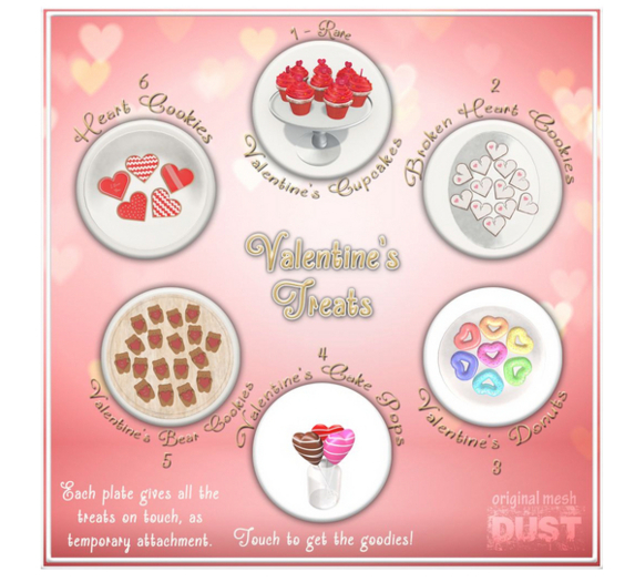 1 DUST: Valentine's Cupcakes RARE [touch to attach]