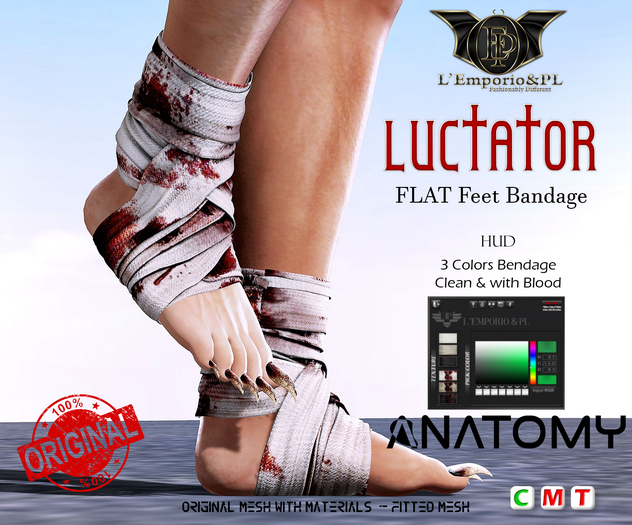 L'Emporio&PL :*Luctator*:-FEET BANDAGE -ANATOMY -V1.2