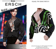 ERSCH - Nate Cardigan pat -sporty-