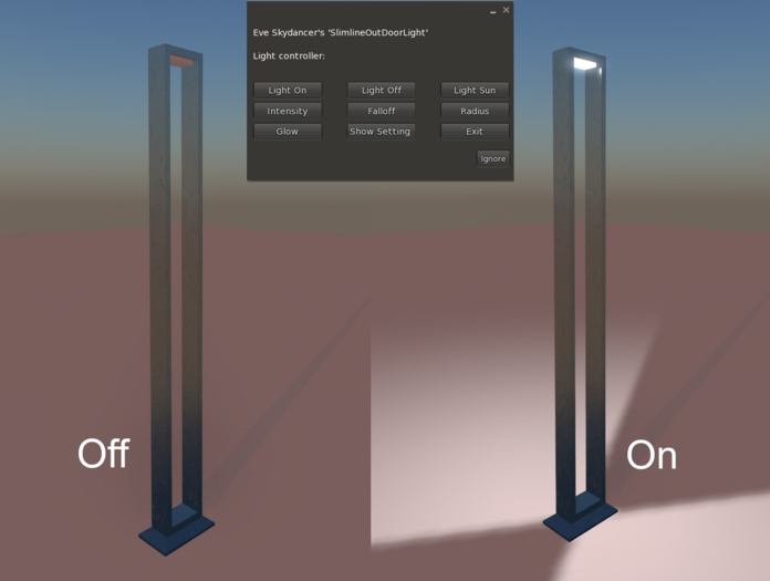 Slimline outdoor light
