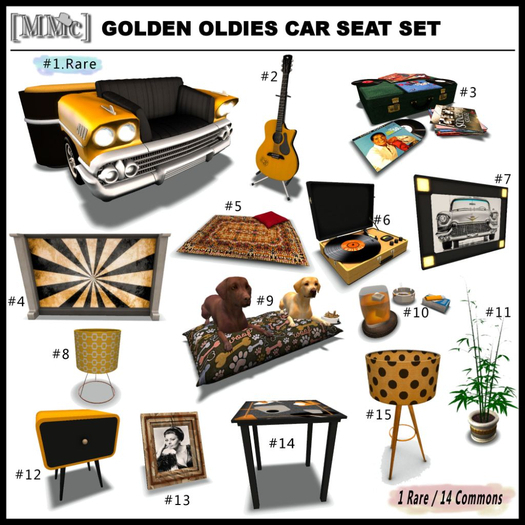 [MMc] Golden Oldies-Car Sofa RARE