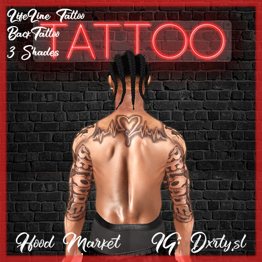 [HM] Lifeline Back Tattoo