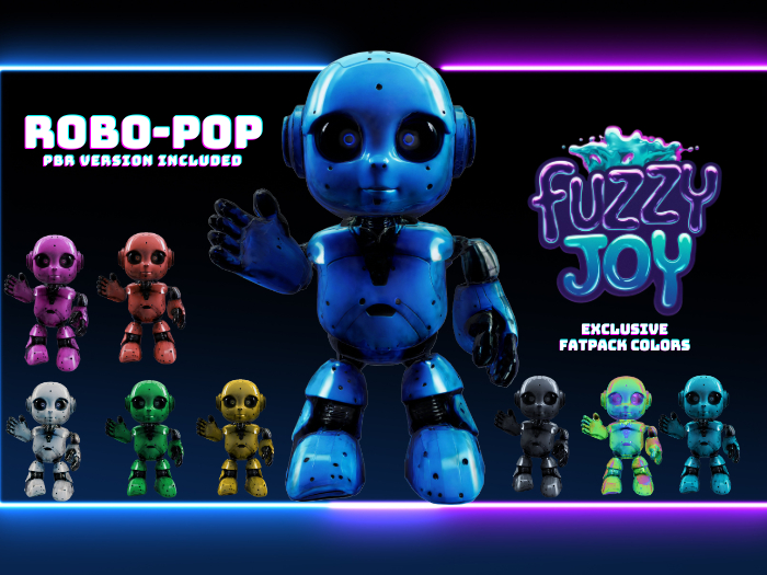 Fuzzyjoy Robopop Complete Avatar fatpack