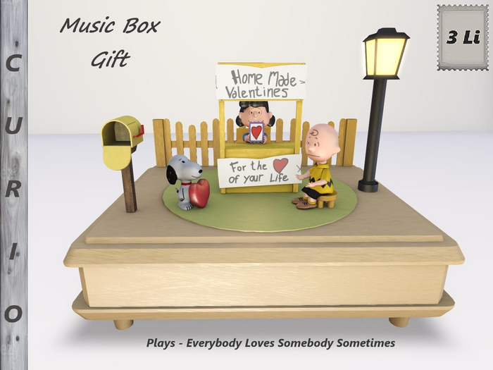 Charlie Brown Valentine's Music Box