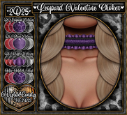 Jewelry: Leopard Valentine Choker - Universal - Wylde Candy