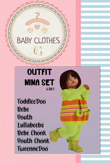 *BABY CLOTHES GL* Outfit Nina Set Limon