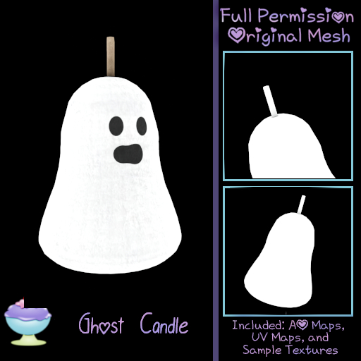 [Sherbert] Full Perm Ghost Candle (ADD)
