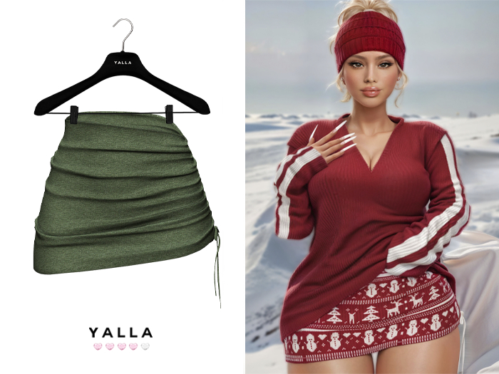 #Unpack me! YALLA ~ Sami Skirt [FOREST]