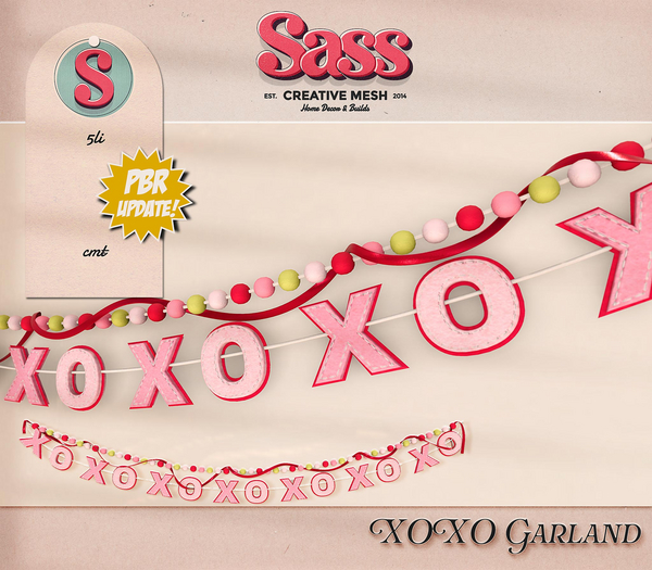 Sass (XOXO Garland) PBR Update 