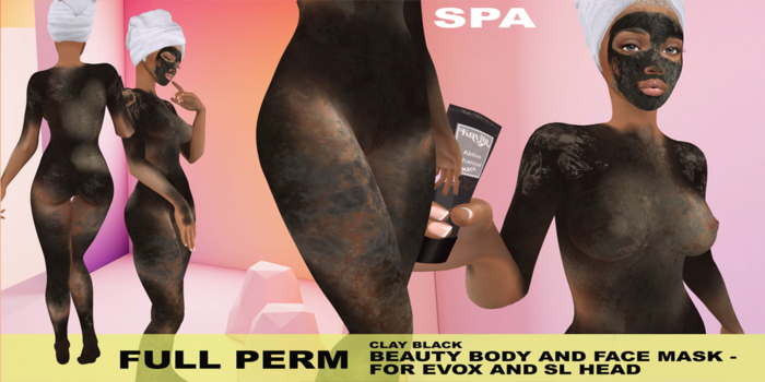 RASH: -Full perm SPA- BLACK CLAY  0.1 -ADD