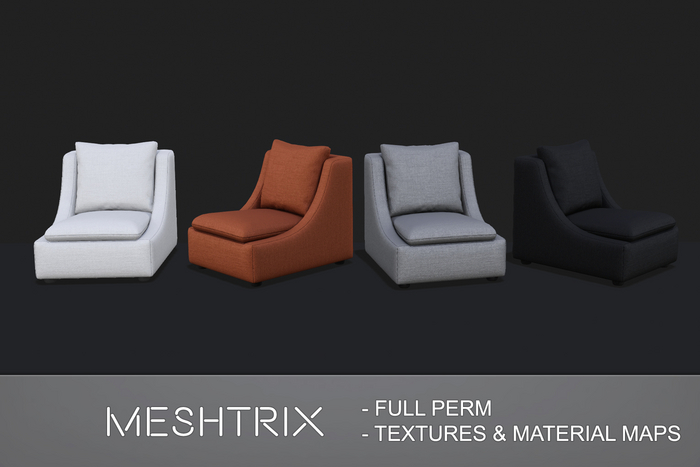 Lounge 01 // Full Perm With PBR Textures 