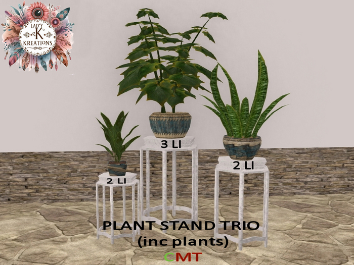 *LKK* Plant Stand Trio 