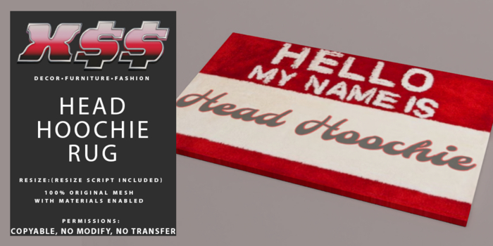 (X$$) - Head Hoochie Rugs (BOXED)