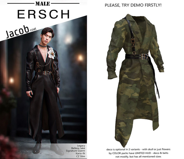 ERSCH - Jacob Coat -camo-