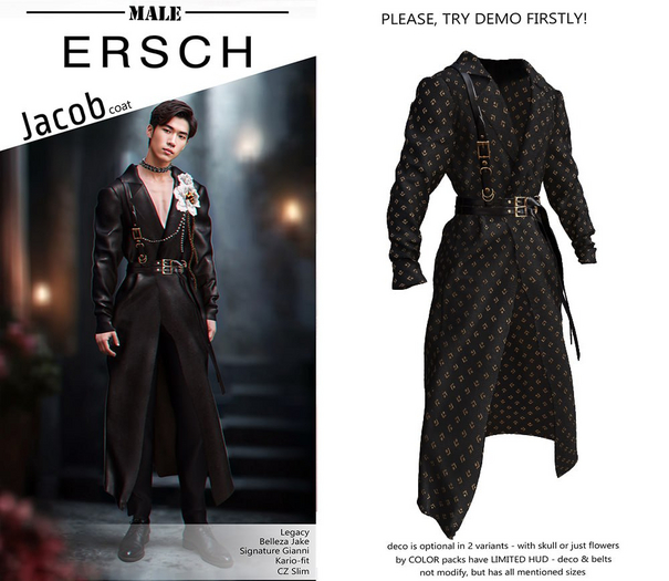 ERSCH - Jacob Coat -brandy-
