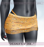 Aubrey SKIRT - PANTIE Golden Yellow