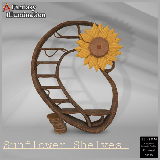 Sunflower Shelves