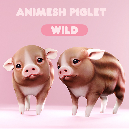 Foxwood - Piglet Animesh Pet - Wild