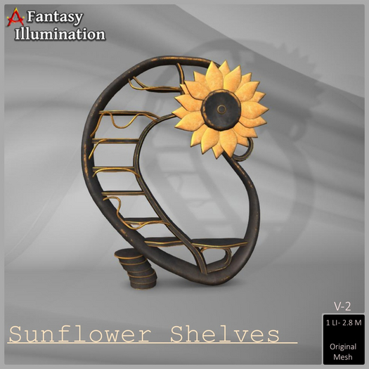 Sunflower Shelves