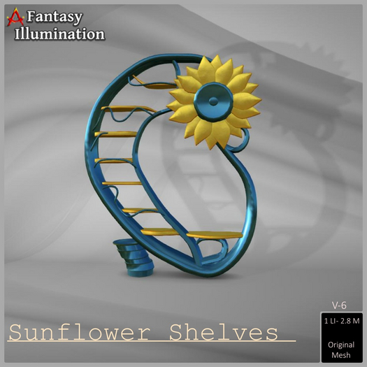 Sunflower Shelves