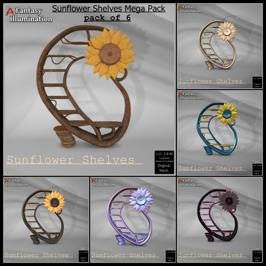Sunflower Shelves