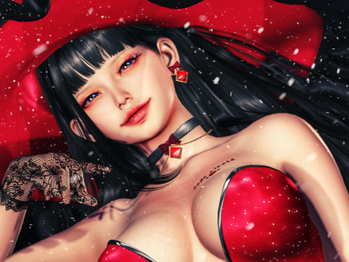 "Candy clawS" Ribbon and gemstone earrings