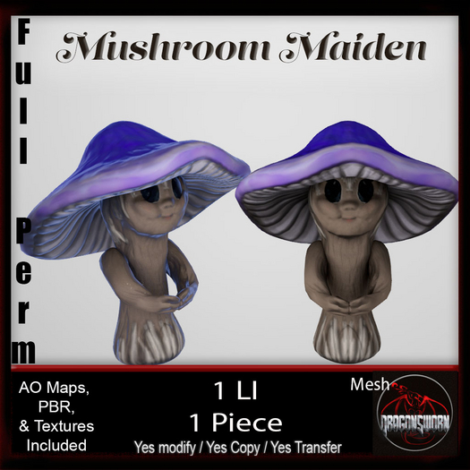 Full Perm Mushroom Maiden