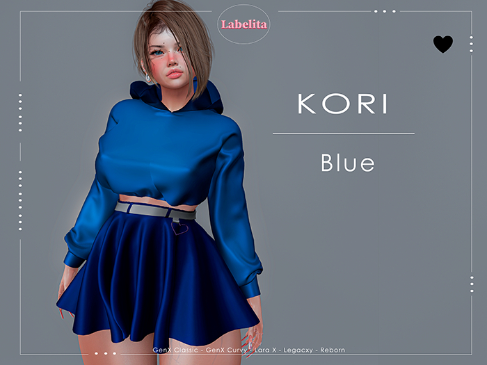 [LABELITA] Kori Outfit Blue