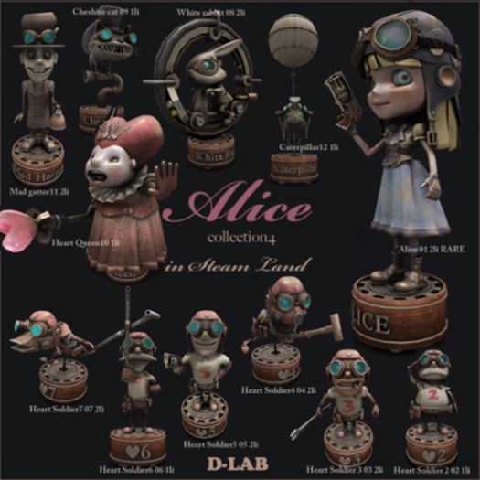 10 D-LAB Alice in  steamland 10 Heart Queen