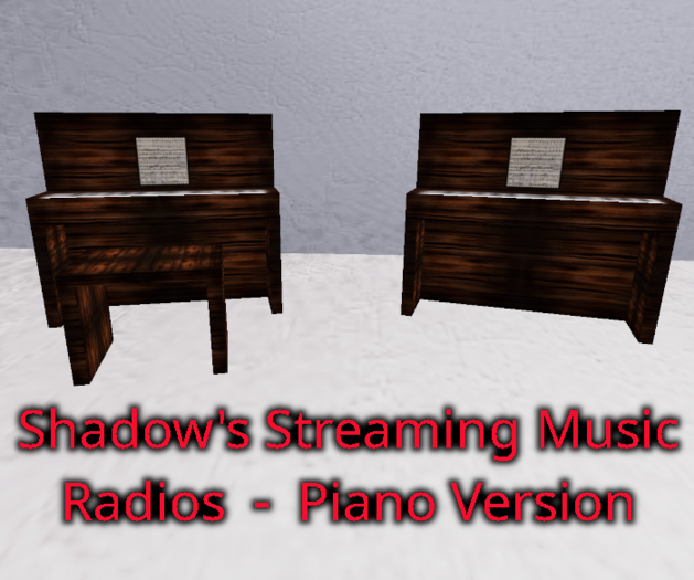 Piano styled streaming radios