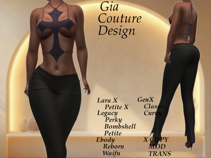 "GCD" Rowna Halter Top Grape