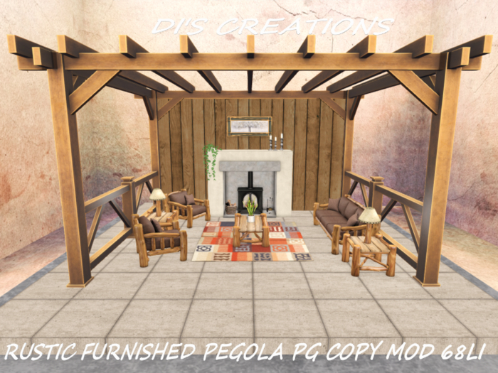 RUSTIC FURNISHED PEGOLA PG