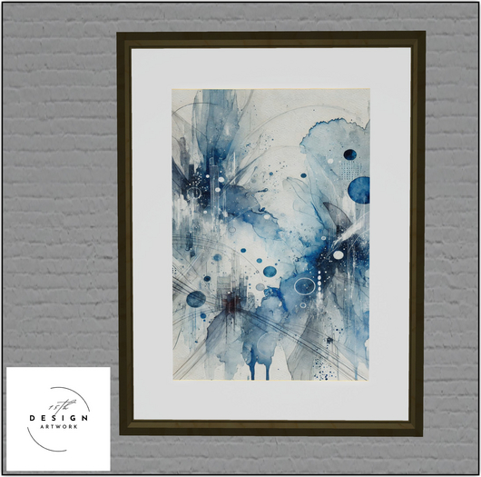 04 [15th] Design ART Frame surreal azure