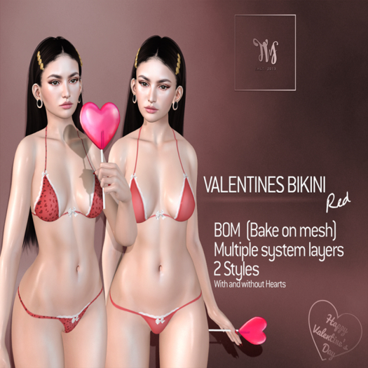 TWS - Valentines Bikini - Red