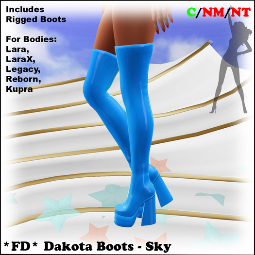 *FD* Dakota Boots [Boxed] Sky