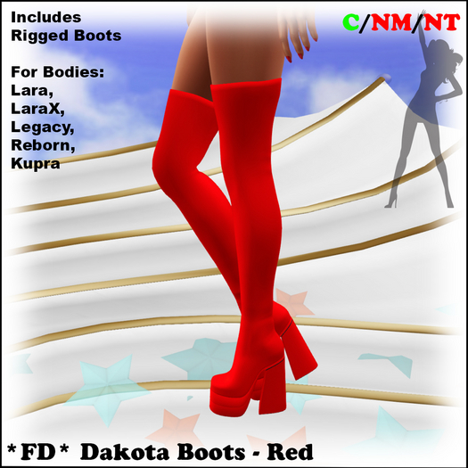 *FD* Dakota Boots [Boxed] Red