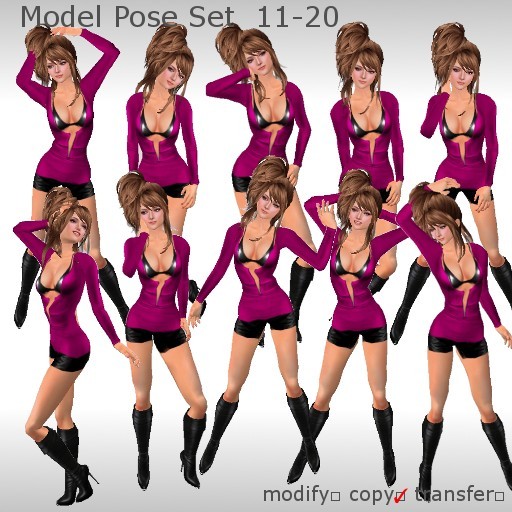 ++DESIRE++ Model Pose Set 11-20