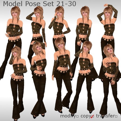 ++DESIRE++ Model Pose Set 21-30