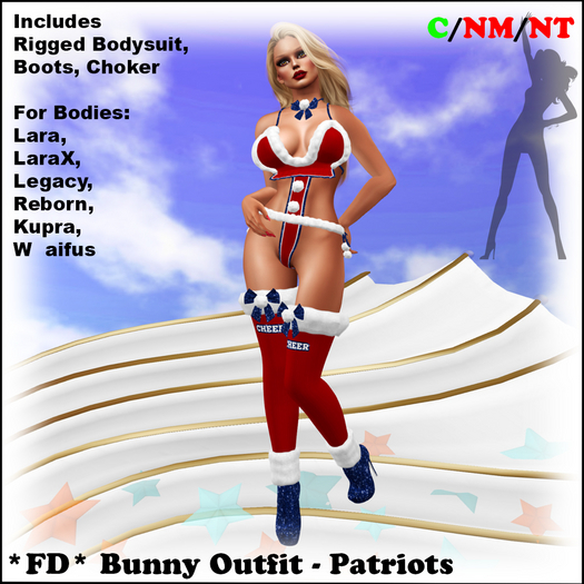 *FD* Bunny Outfit [Boxed] Patriots